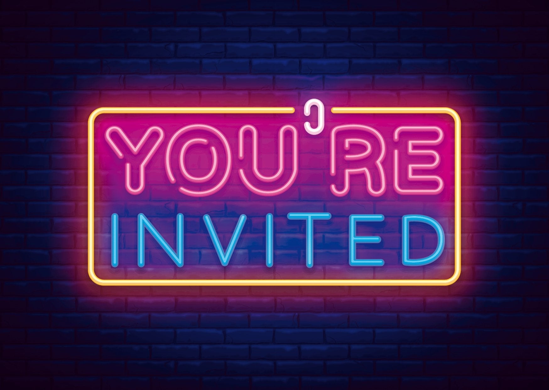 Einladungskarte zum 70. Geburtstag: You´re invited Individuelle Einladung