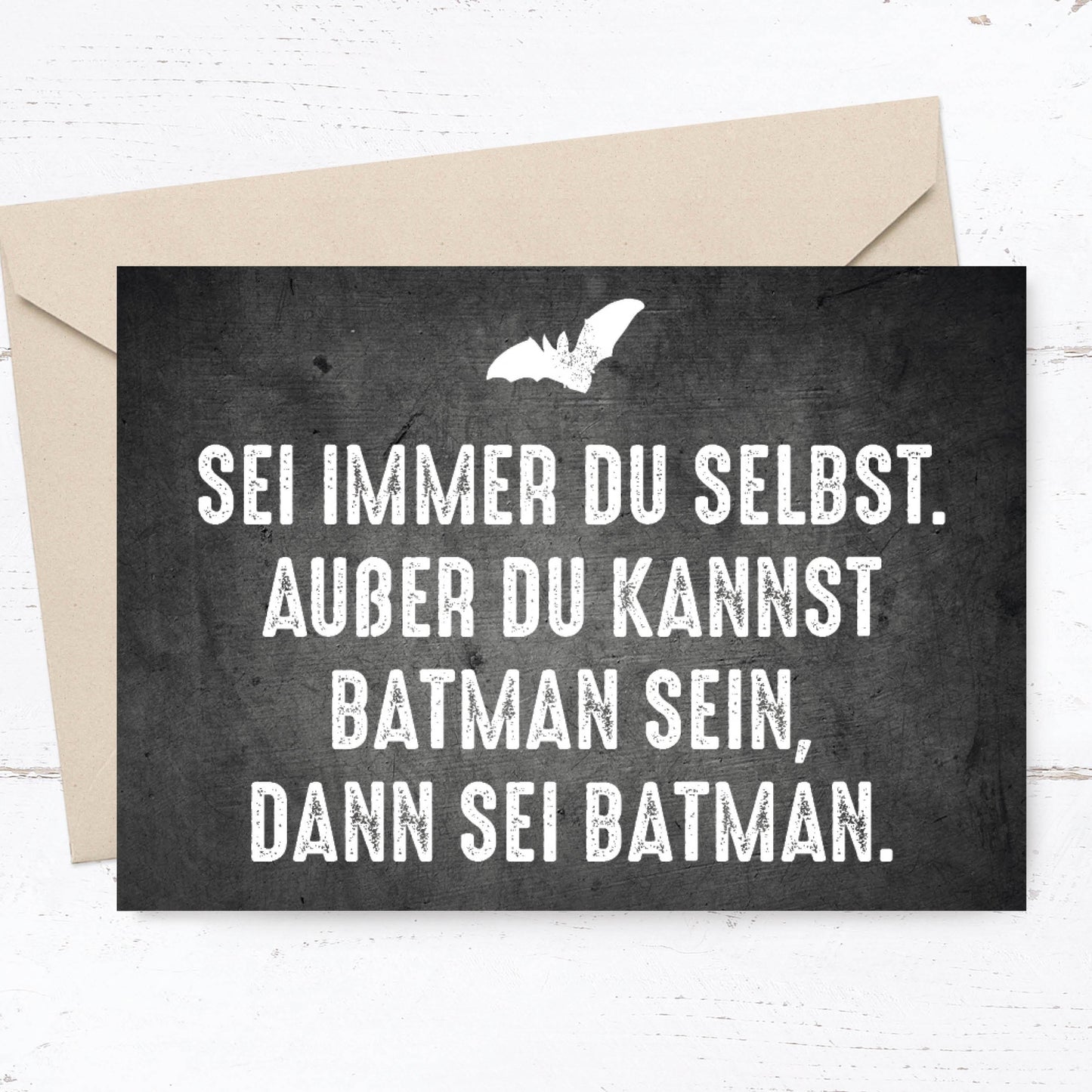 Glückwunschkarte: Batman - Individuelle Einladung