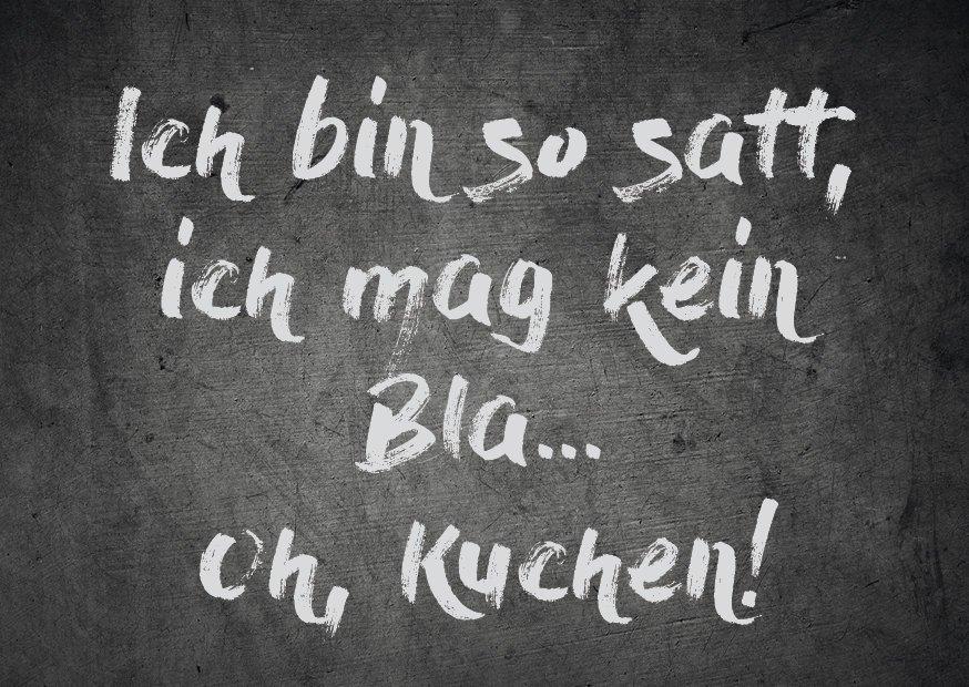 Grußkarte: Satt - Individuelle Einladung