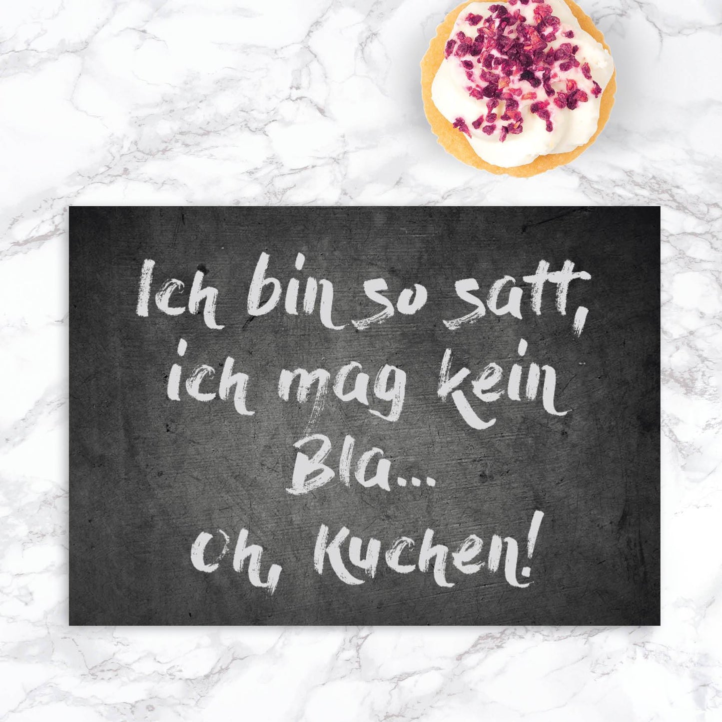 Grußkarte: Satt - Individuelle Einladung