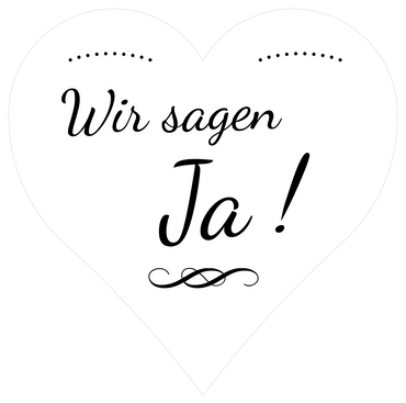 Save the Date Bierdeckel in Herzform weiß Individuelle Einladung