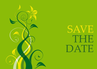 Save the Date Karten: Lebe Deinen Traum Individuelle Einladung