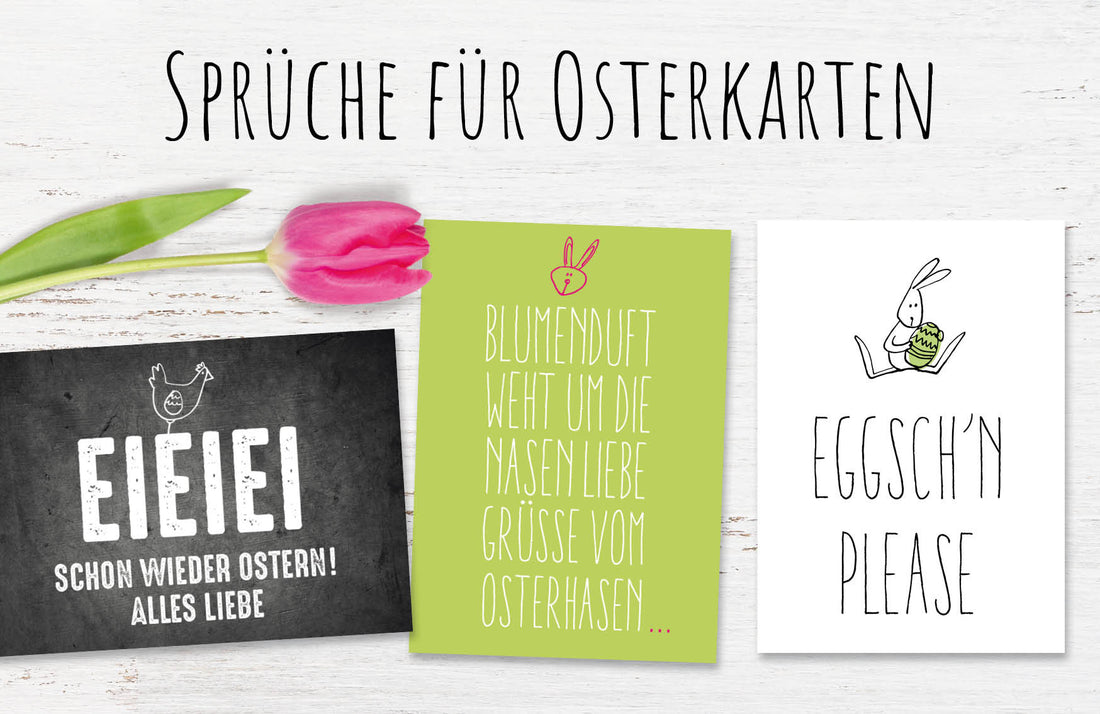 Sprüche für Osterkarten