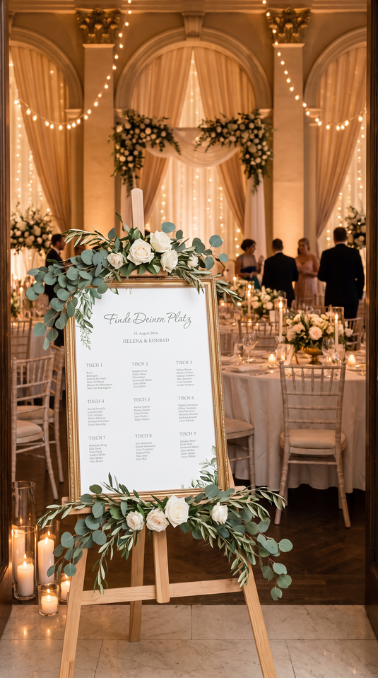 Sitzpläne Hochzeit