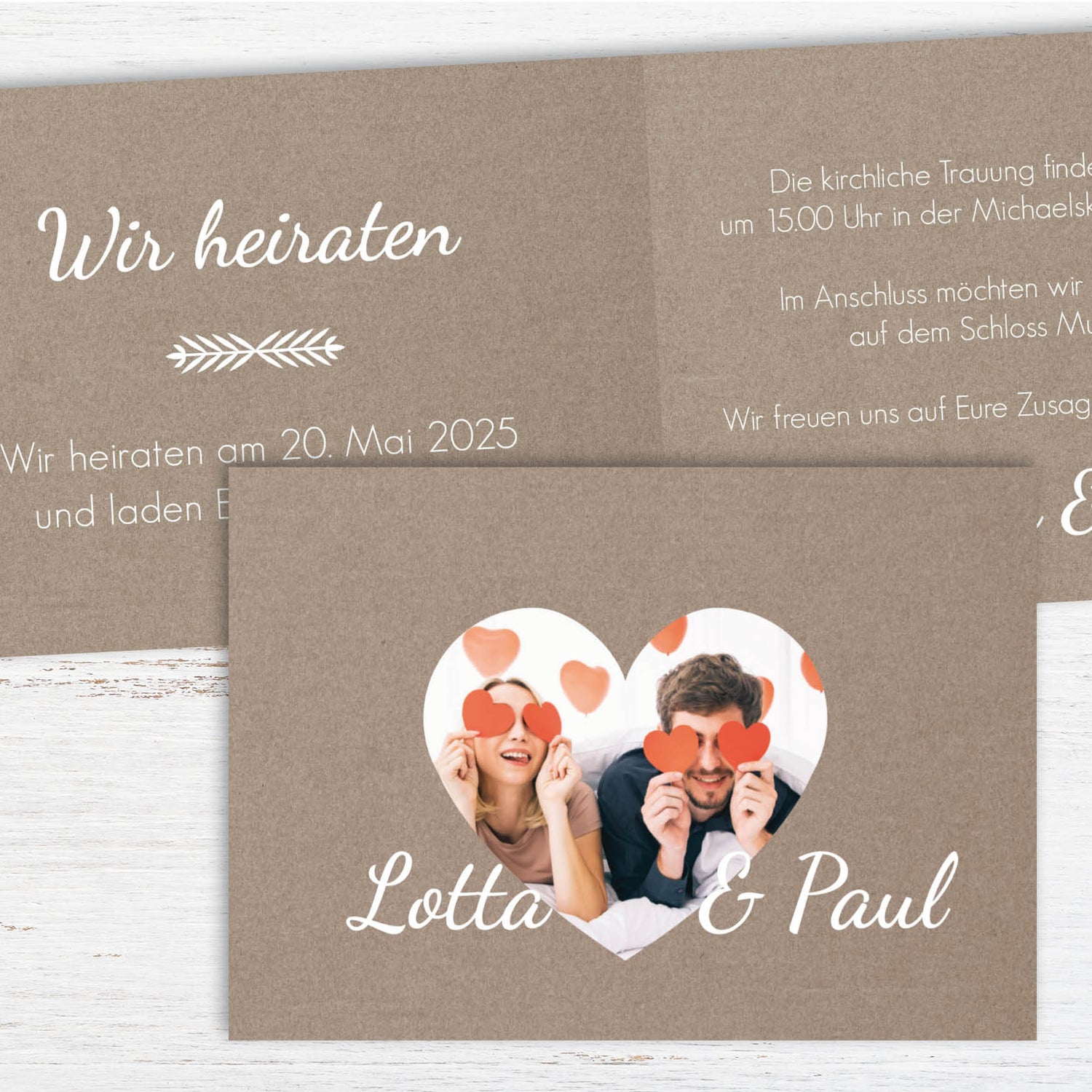 Hochzeit: Einladungskarten