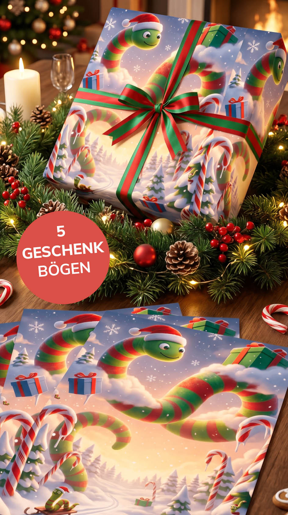 Geschenkpapier Weihnachten