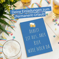 Ruhestand Einladung – Lustige Einladung Sprüche für die Rentenparty & Feier - Individuelle Einladung