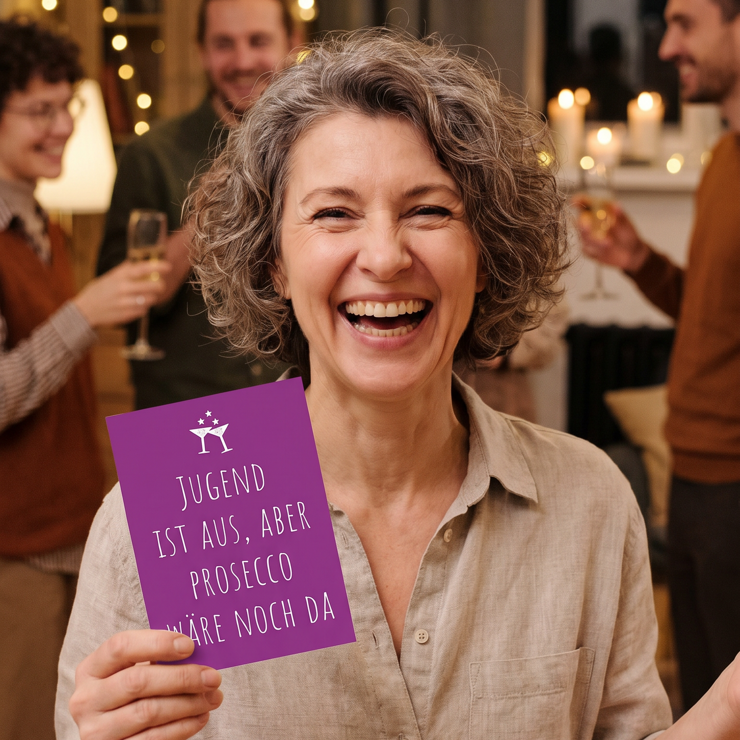 Einladung zum Geburtstag: Prosecco