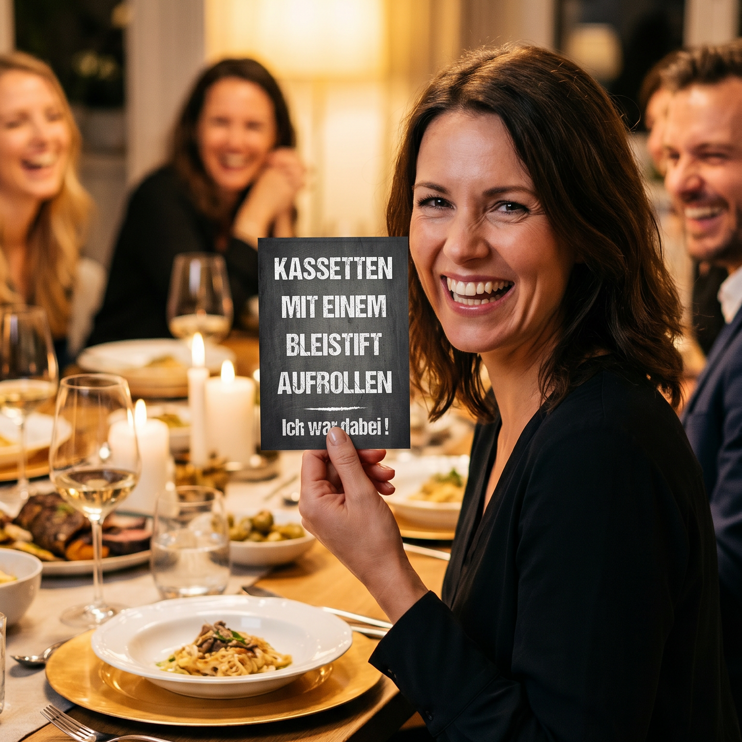 Einladung zum Geburtstag: Kassetten mit einem Bleistift aufrollen - Ich war dabei! 😉