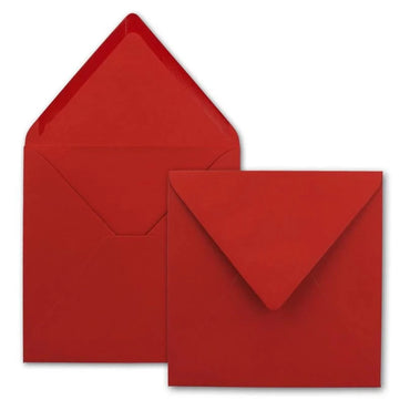 Briefumschläge Quadratisch - Rot