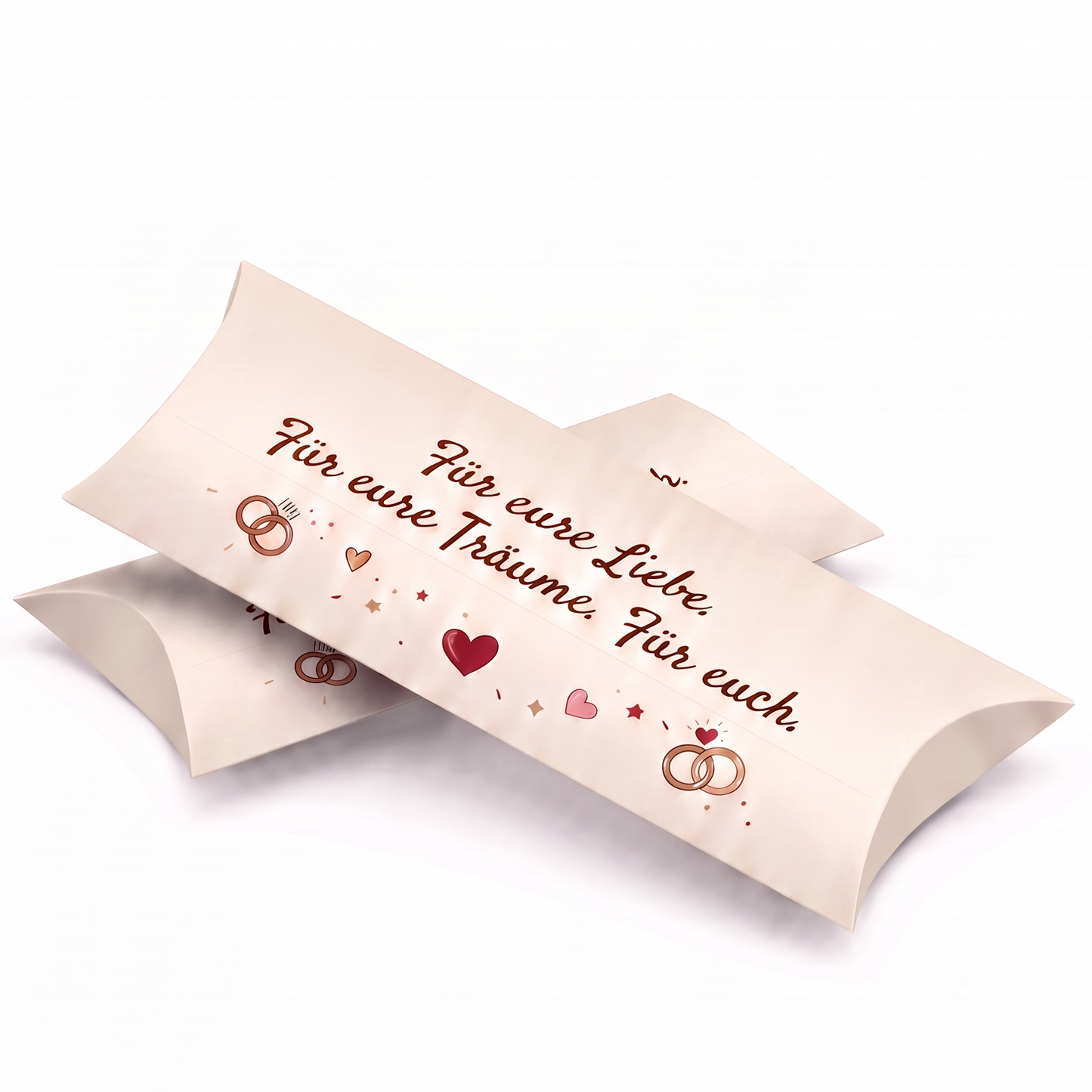 Geldgeschenk Verpackung Hochzeit – Für eure Liebe. Für eure Träume. Für euch.
