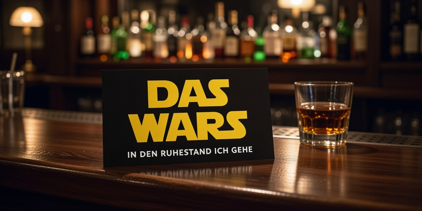 Das Wars Einladung Ruhestand – Lustige Ruhestand Einladungskarte gestalten - Individuelle Einladung