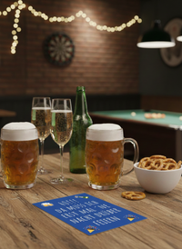 Einladung zum 40. Geburtstag: Da muss ich erst mal ´ne Nacht drüber feiern - Individuelle Einladung