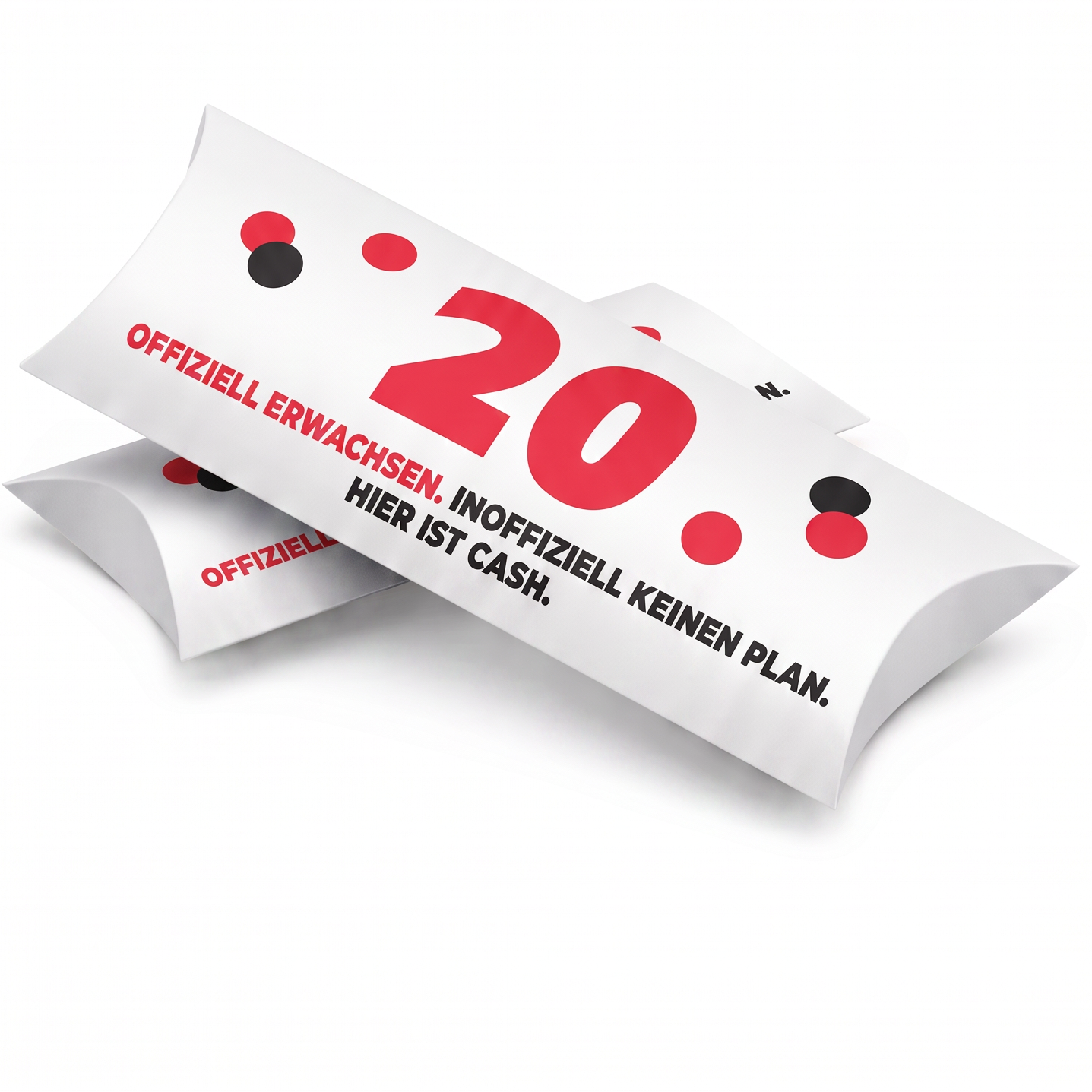 Geldgeschenk Verpackung Geburtstag – 20 | Offiziell erwachsen, inoffiziell keinen Plan