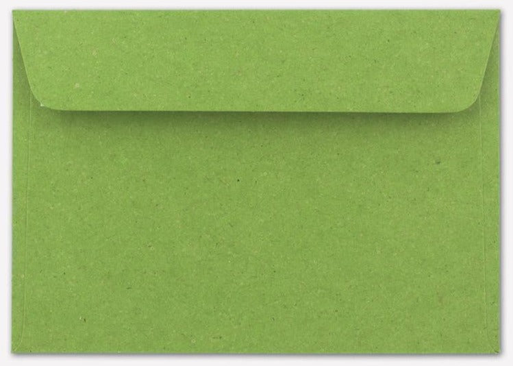 Briefumschläge DIN C6 - Kraftpapier Hellgrün Individuelle Einladung