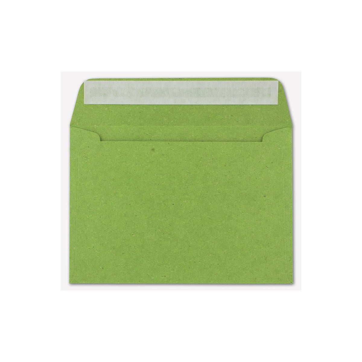 Briefumschläge DIN C6 - Kraftpapier Hellgrün