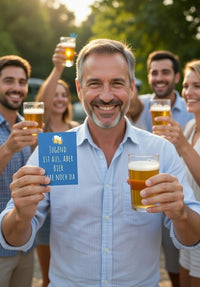 Einladung zum Geburtstag – Originelle Einladungskarten mit lustigem Spruch Jugend ist aus - Individuelle Einladung