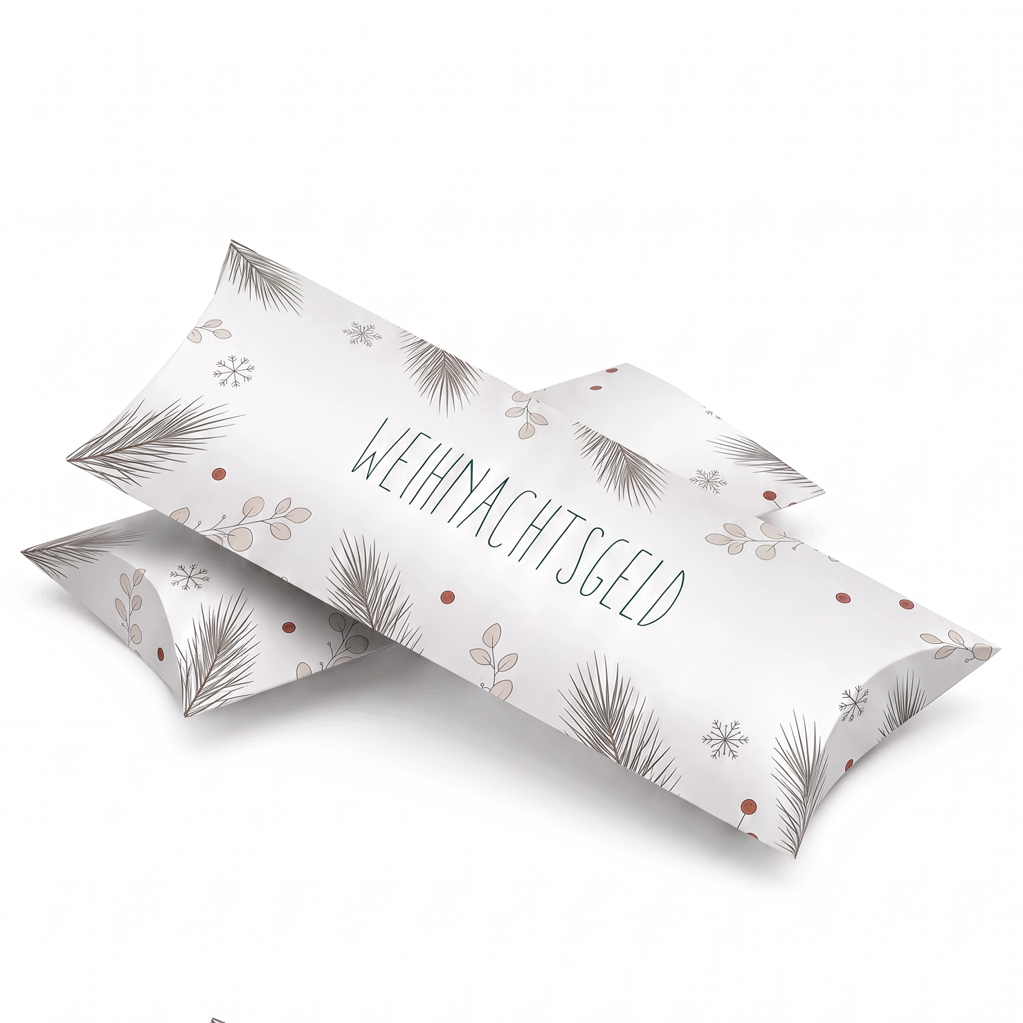 Geldgeschenk Verpackung Weihnachten – Weihnachtsgeld | Weiß