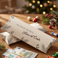 Geldgeschenk Verpackung Weihnachten – Kling Glöckchen, klingelingeling | Hier ist Cash