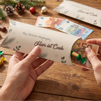Geldgeschenk Verpackung Weihnachten – Kling Glöckchen, klingelingeling | Hier ist Cash