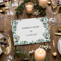 Einladung Hochzeit Eukalyptus Ranken – Stilvolle Einladungskarten florales Design - Individuelle Einladung