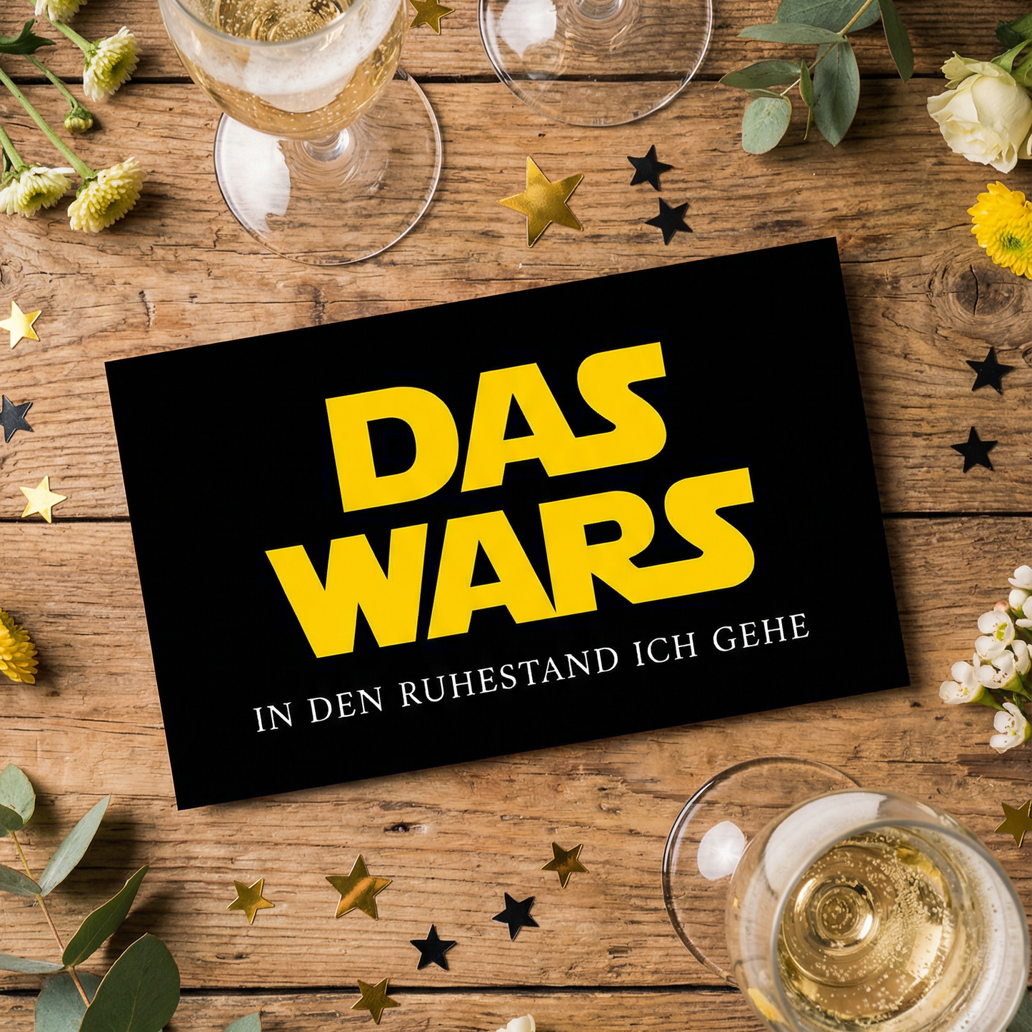 Das Wars Einladung Ruhestand – Lustige Ruhestand Einladungskarte gestalten - Individuelle Einladung