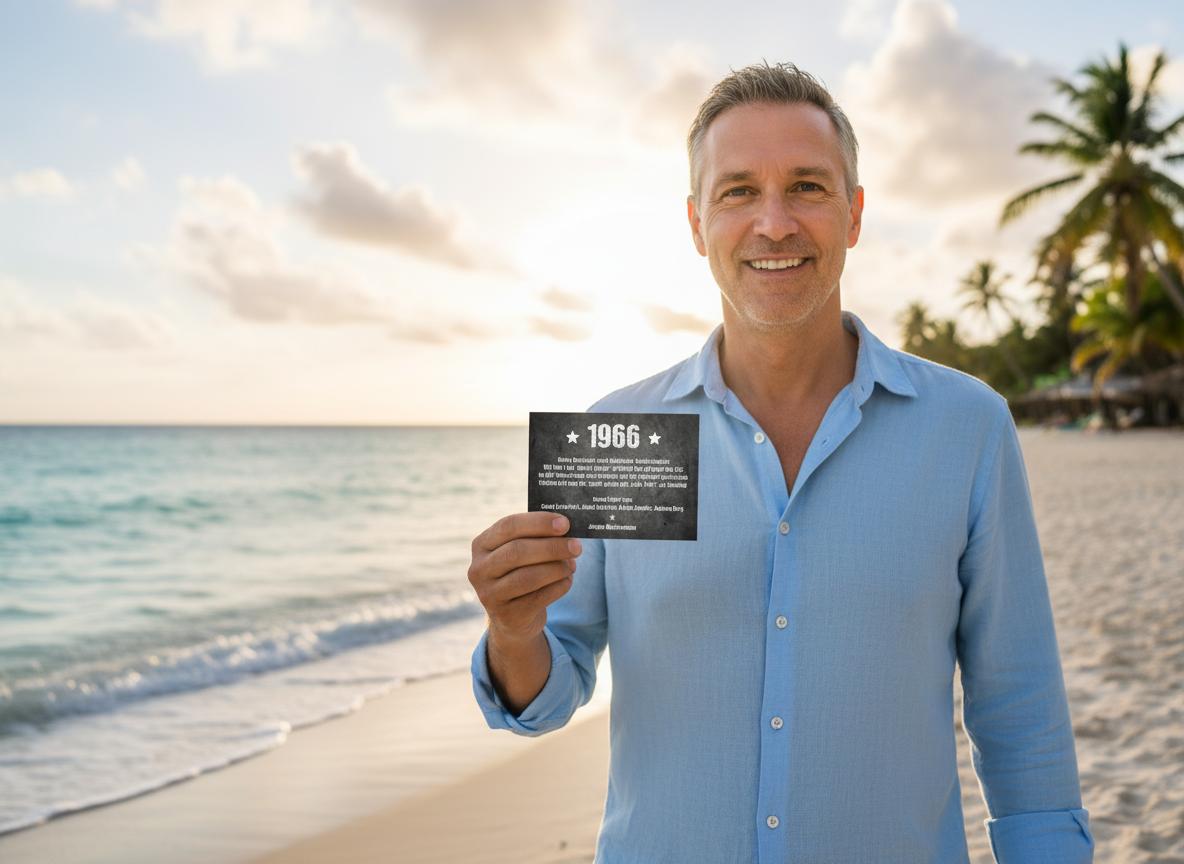 Einladung zum 60. Geburtstag:  Ereignisse aus dem Jahr 1966