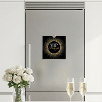 VIP Hochzeit Einladung – Quadratische edle Hochzeitsparty Einladungskarte mit Glitzerdesign - Individuelle Einladung