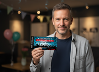 Einladung zum 50. Geburtstag: Ticket - Individuelle Einladung