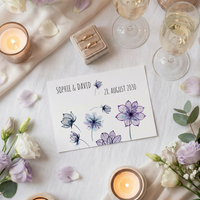 Save the Date Karten Hochzeit – Elegante Karte mit sanften Farben | Pastell love
