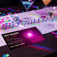 Einladung zum Geburtstag: Discokugel - Individuelle Einladung