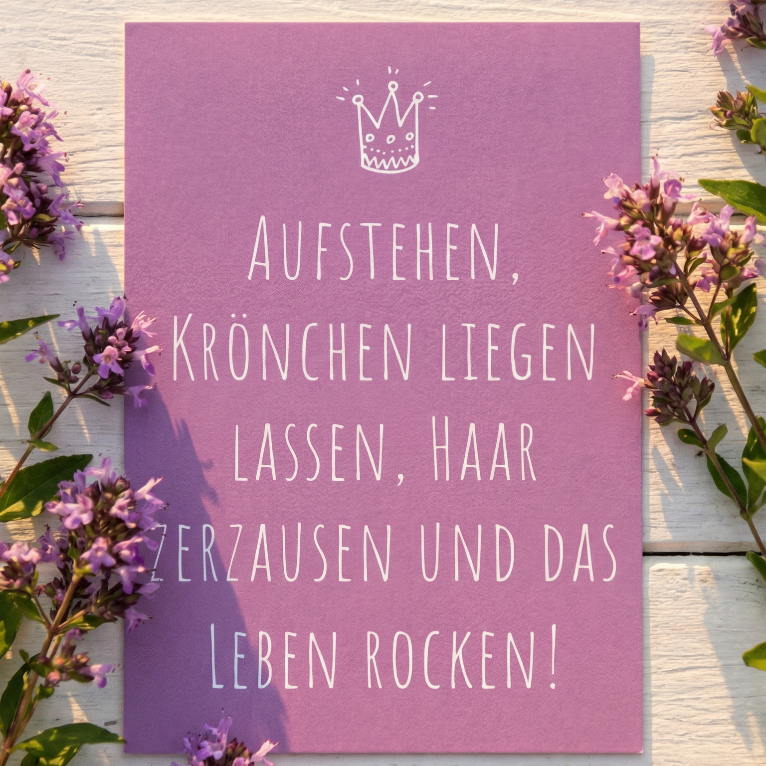 Glückwunsch Postkarte – Lustige Geburtstagskarte mit Spruch | Power-Frauen Karte - Individuelle Einladung