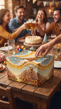Lustiges Geschenkpapier 1 Bogen Sternzeichen Bier - witziges Motiv zum Geburtstag