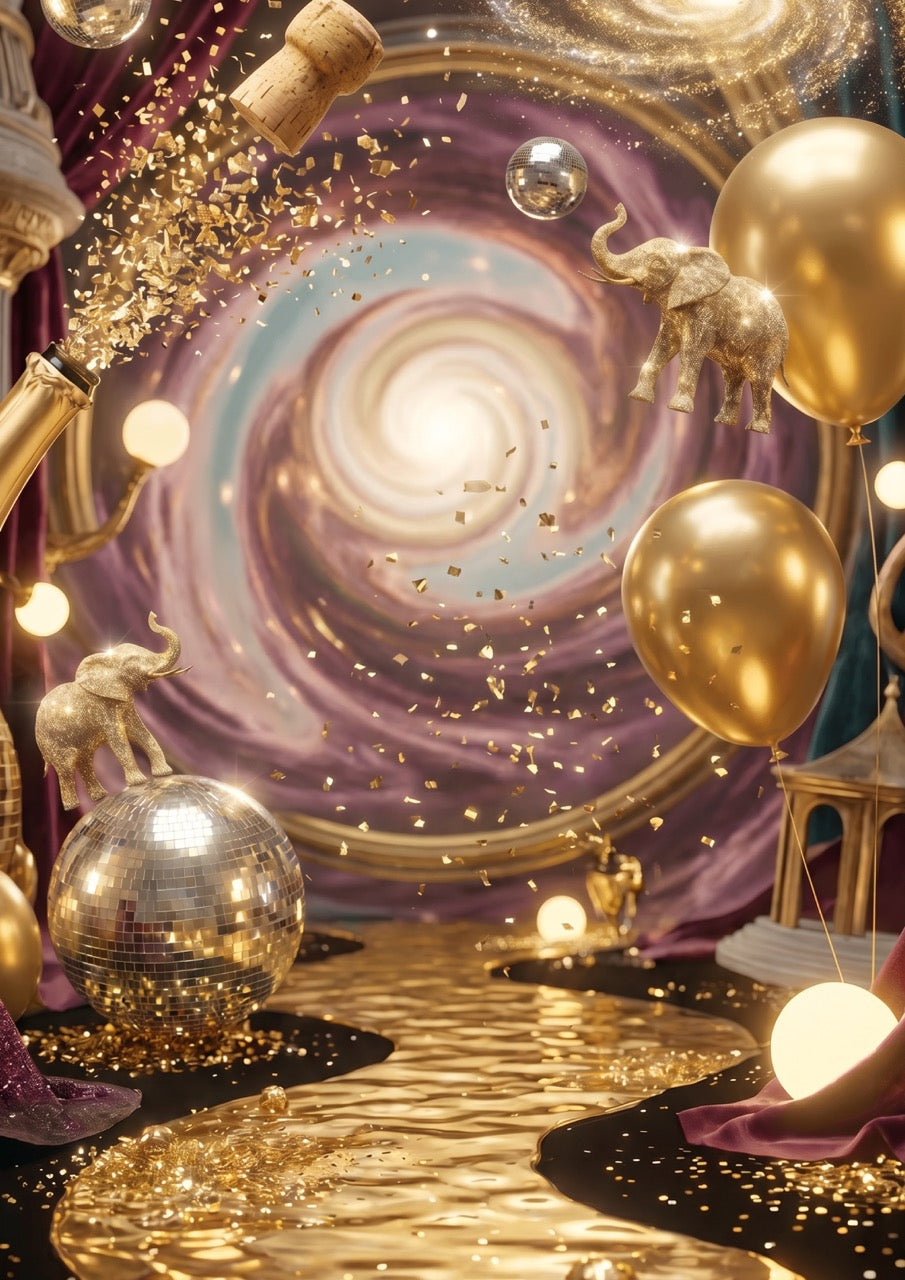 Edles Geschenkpapier Set 5 Bögen VIP - witziges Motiv zum Geburtstag