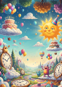Lustiges Geschenkpapier Set 5 Bögen Lebensfreude 2 - witziges Motiv zum Geburtstag