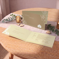 Einladungskarte Hochzeit Pavillon – Romantische Klappkarten | Elegante Karten