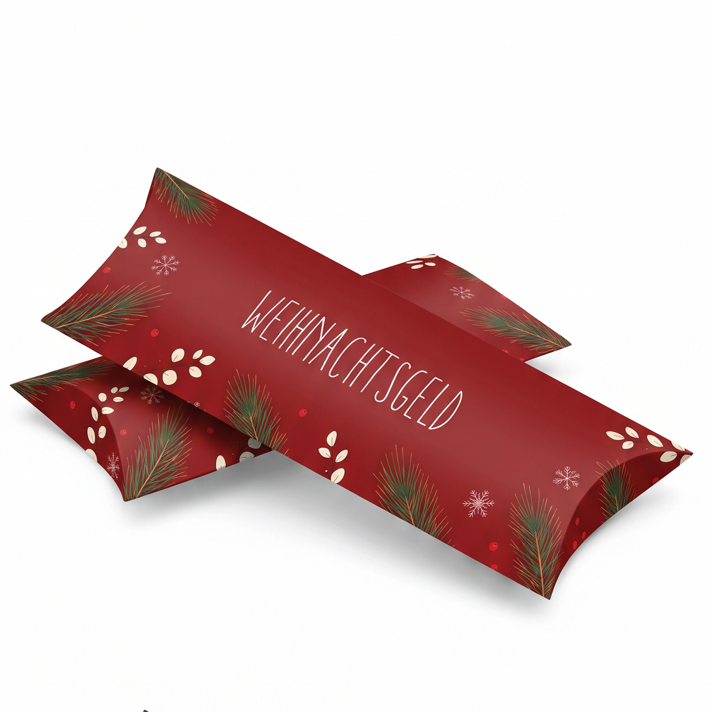 Geldgeschenk Verpackung Weihnachten – Weihnachtsgeld | Rot