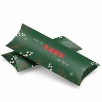 Geldgeschenk Verpackung Weihnachten – Süßer die Flocken nie klingen | Grün