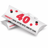 Geldgeschenk Verpackung Geburtstag – 40 | Vernunft? Haha. Guter Witz.