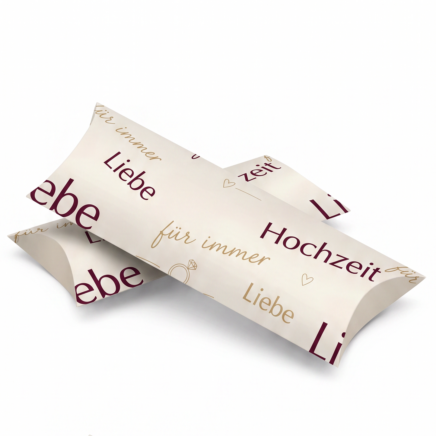 Geldgeschenk Verpackung Hochzeit – Liebe & Hochzeit | Elegante Typographie in Bordeaux & Gold