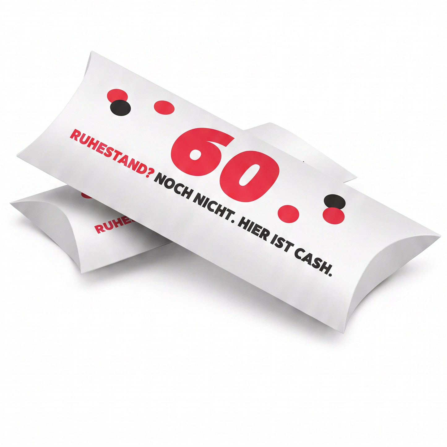 Geldgeschenk Verpackung 60 – Ruhestand? Noch nicht.