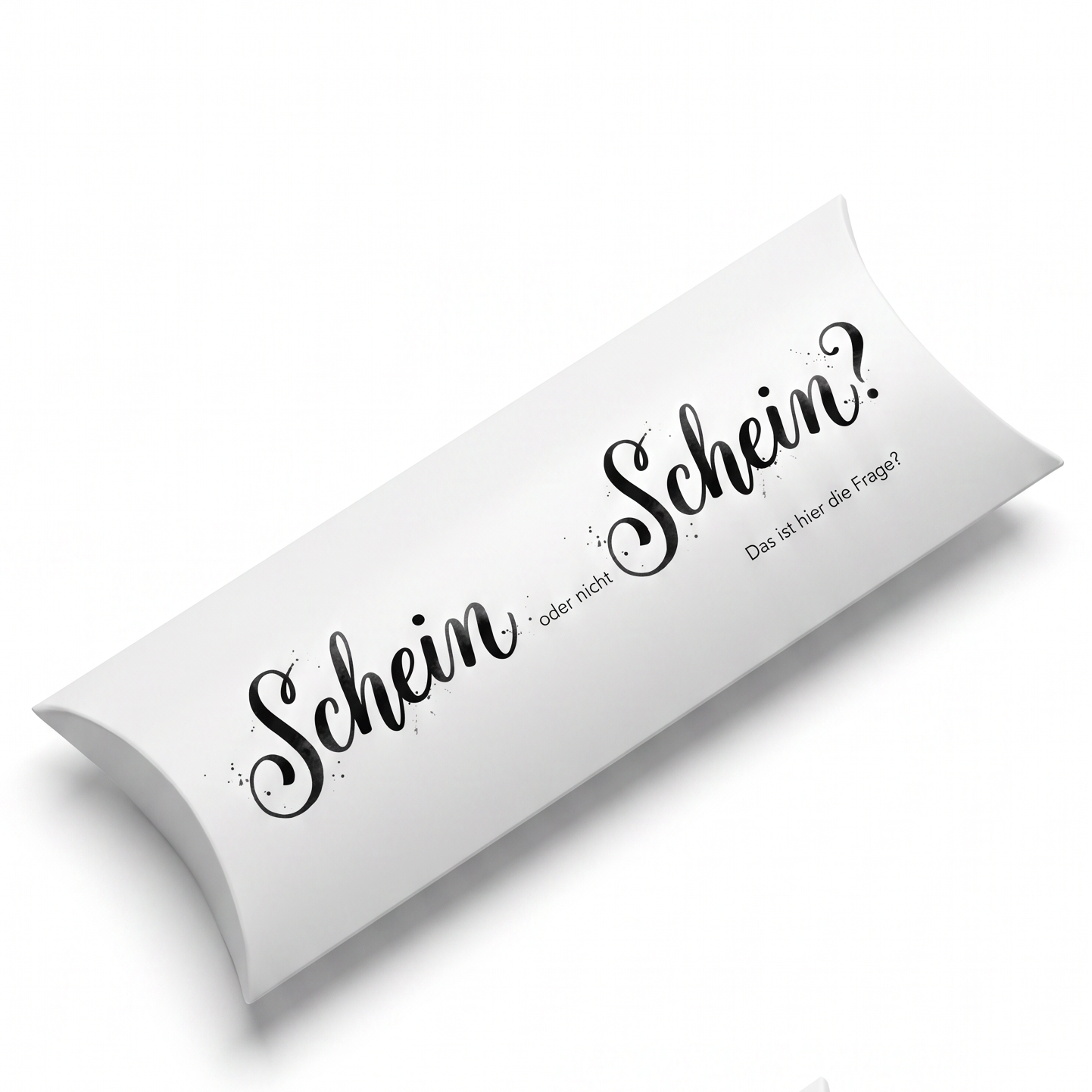 Geldgeschenk Verpackung „Schein oder nicht Schein“ | Lustiges Geldgeschenk