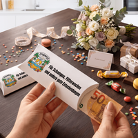 Geldgeschenk Verpackung Hochzeit – Für Champagner, Flitterwochen & andere gute Entscheidungen