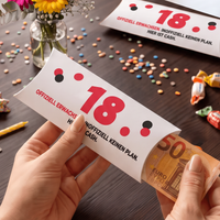 Geldgeschenk Verpackung Geburtstag – 18 | Offiziell erwachsen, inoffiziell keinen Plan
