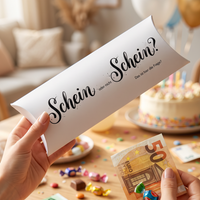 Geldgeschenk Verpackung „Schein oder nicht Schein“ | Lustiges Geldgeschenk