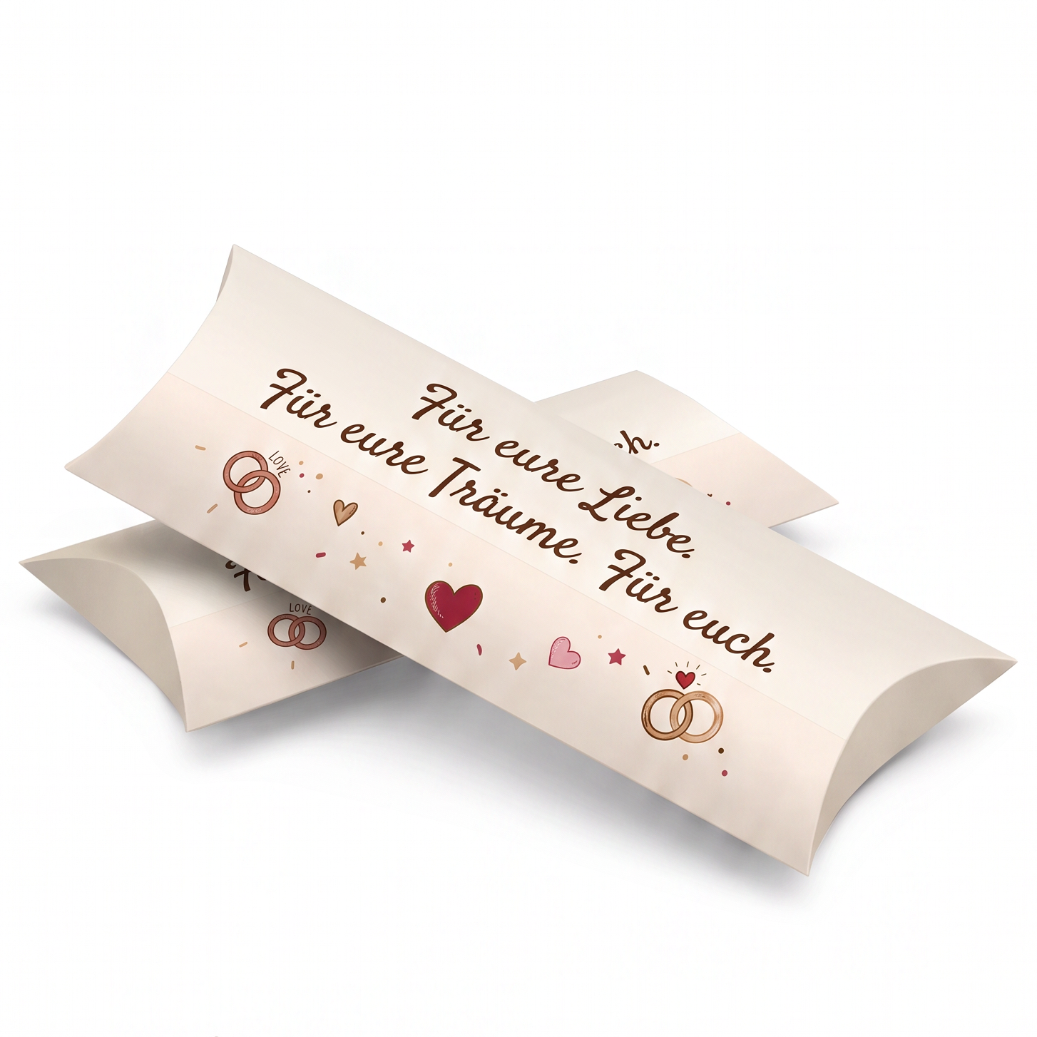 Geldgeschenk Verpackung Hochzeit – Für eure Liebe. Für eure Träume. Für euch.