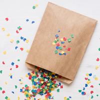 Konfettipackung 10 g - bunt gemischt