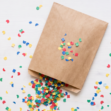 Konfettipackung 10 g - bunt gemischt