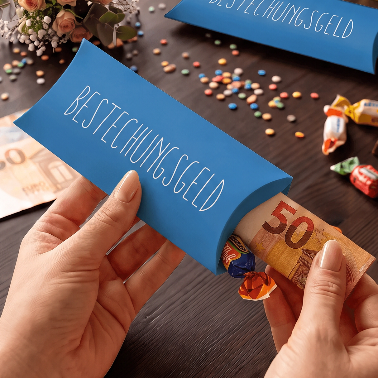 Geldgeschenk Verpackung Geburtstag – Bestechungsgeld | Hier ist Cash