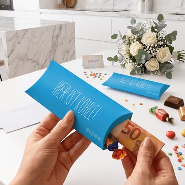 Geldgeschenk Verpackung Hochzeit – Hier ist Kohle. Der Rest ist eure Sache. | Lustig